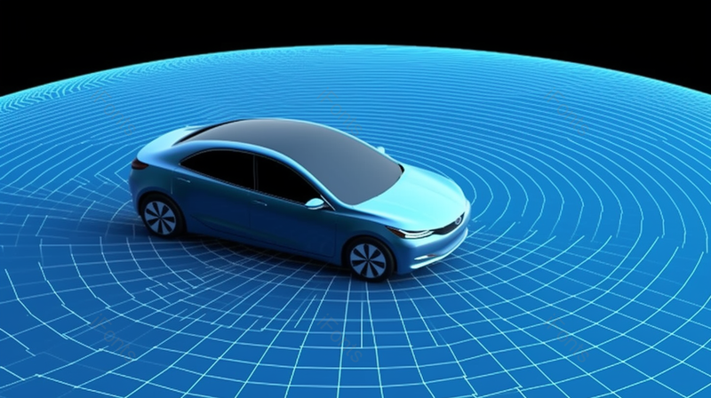 自动驾驶的汽车配备无线电通讯装置广告背景,高清,摄影图,摄影图片,图片大全,摄影图免费下载